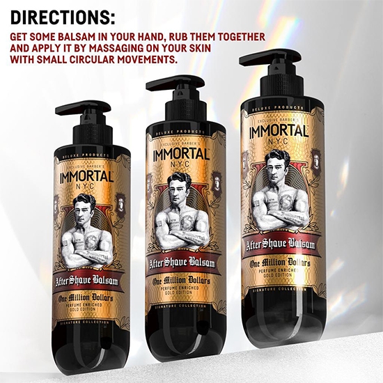 Снимка на Афтършейв балсам - IMMORTAL - One Million Dollars  - 500 мл